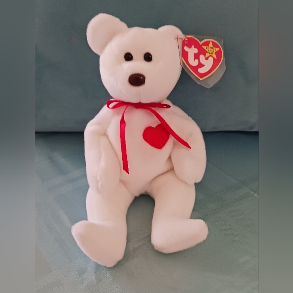 "Valentino" TY Beanie Baby Bear